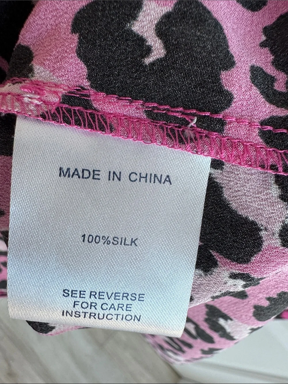 Tyler Boe Pink and Black Leopard Print Dress - Picture 4 of 4
